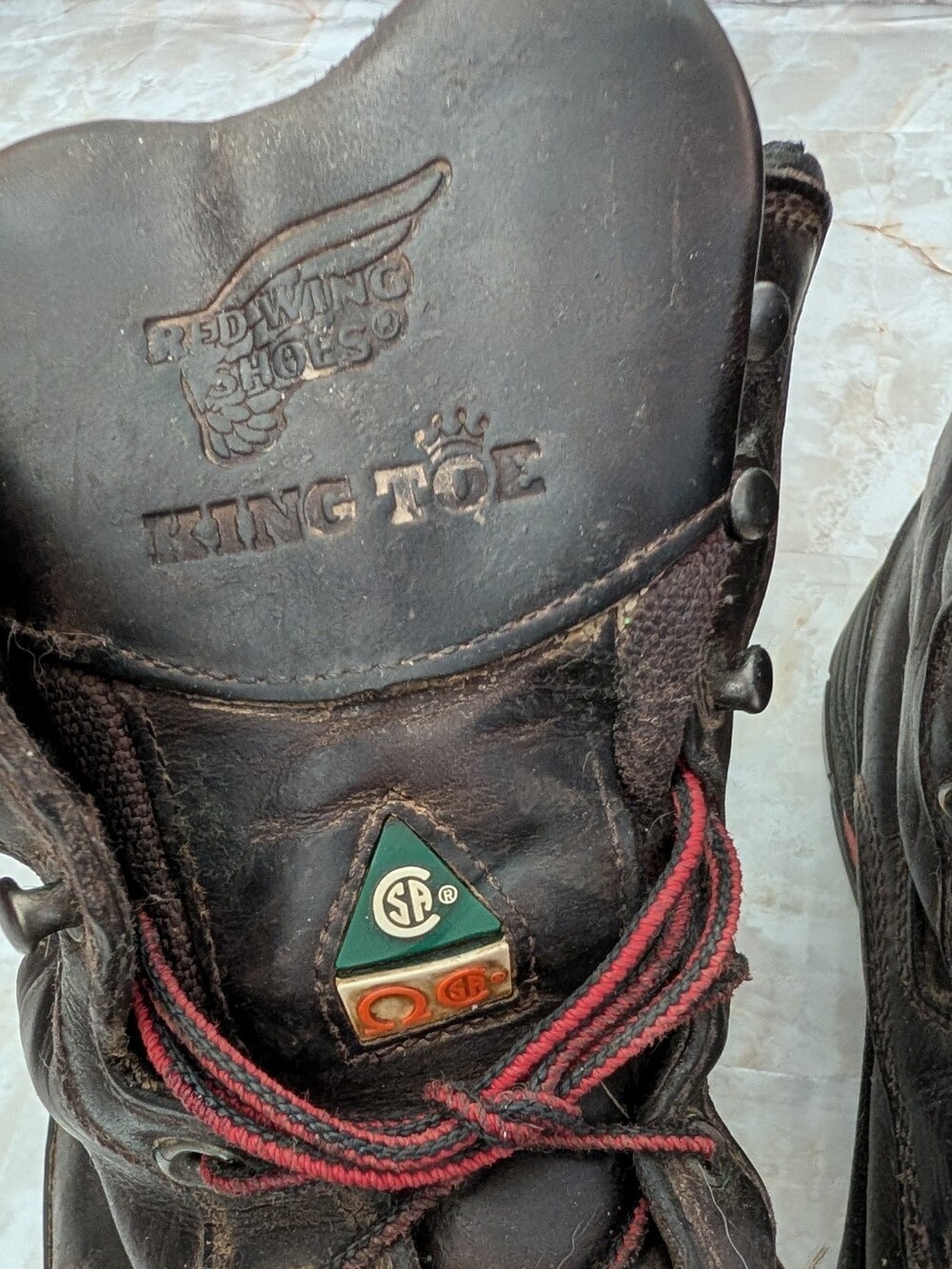 Red Wing King Toe Work Leather Boots Sz 10.5 D - Picture 2 of 15
